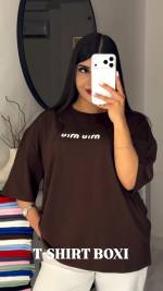 تیشرت زنانه مدل باکسی - تصویر 7