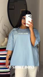 تیشرت زنانه مدل باکسی - تصویر 8
