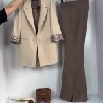 کت زنانه مدل آستر پلنگی