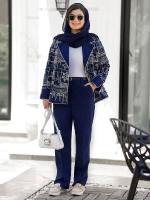 کت و شلوار زنانه مدل ابریشم - تصویر 5