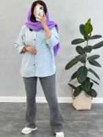 شومیز زنانه مدل شیرین عسل - تصویر 6