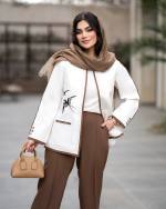 مانتو و شلوار زنانه مدل طاووس  - تصویر 3