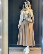 کت دامن زنانه مدل چین چیلا - تصویر 6