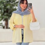 مانتو آستین پاگن زنانه مدل هیلا