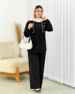 شومیز شلوار گلدوزی زنانه مدل رعنا - تصویر 3