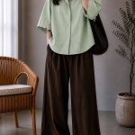 شومیز زنانه مدل شکاری