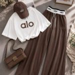 تیشرت شلوار زنانه مدل alo 