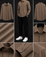 پیراهن آستین بلندمردانه مدل دوشین - تصویر 7