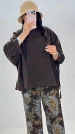 شومیز شلوار زنانه مدل مونیکا - تصویر 7