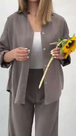 شومیز شلوار زنانه مدل سهیلا - تصویر 6