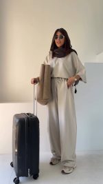 تیشرت شلوار زنانه مدل الناز - تصویر 3