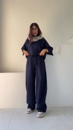 تیشرت شلوار زنانه مدل الناز - تصویر 5