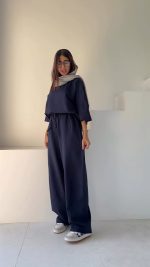 تیشرت شلوار زنانه مدل الناز - تصویر 6