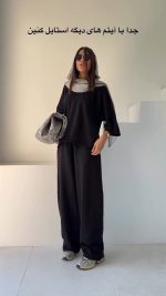 تیشرت شلوار زنانه مدل الناز - تصویر 8