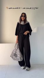 تیشرت شلوار زنانه مدل الناز - تصویر 9