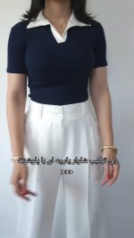 پولوشرت شلوار زنانه مدل یسنا - تصویر 4