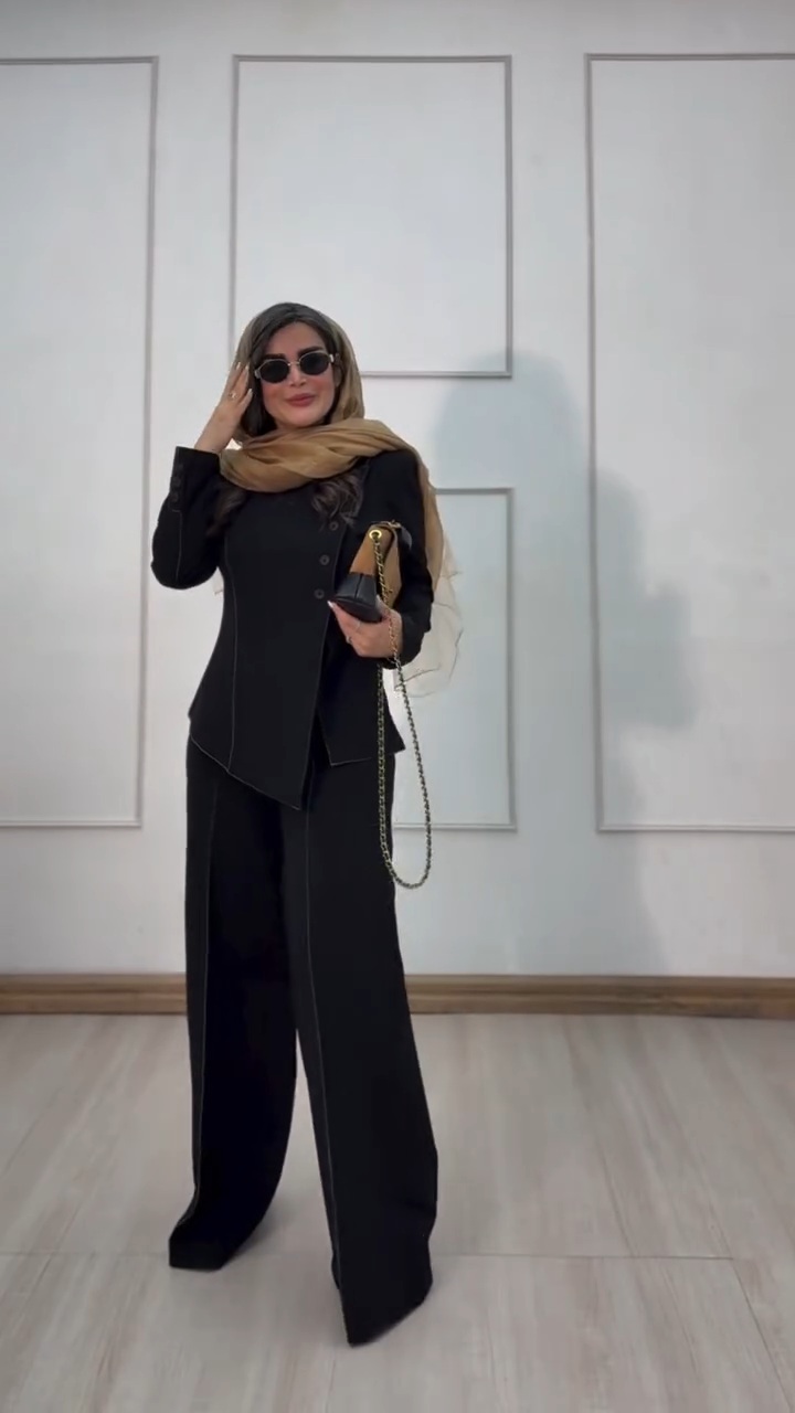 VideoCapture_20260917-105421 کت و شلوار زنانه مدل تیدا - تصویر 1