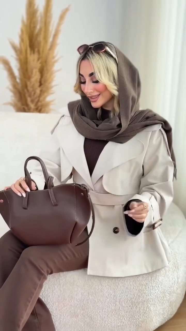 VideoCapture_20260928-123532 بارانی زنانه مدل پروا - تصویر 1